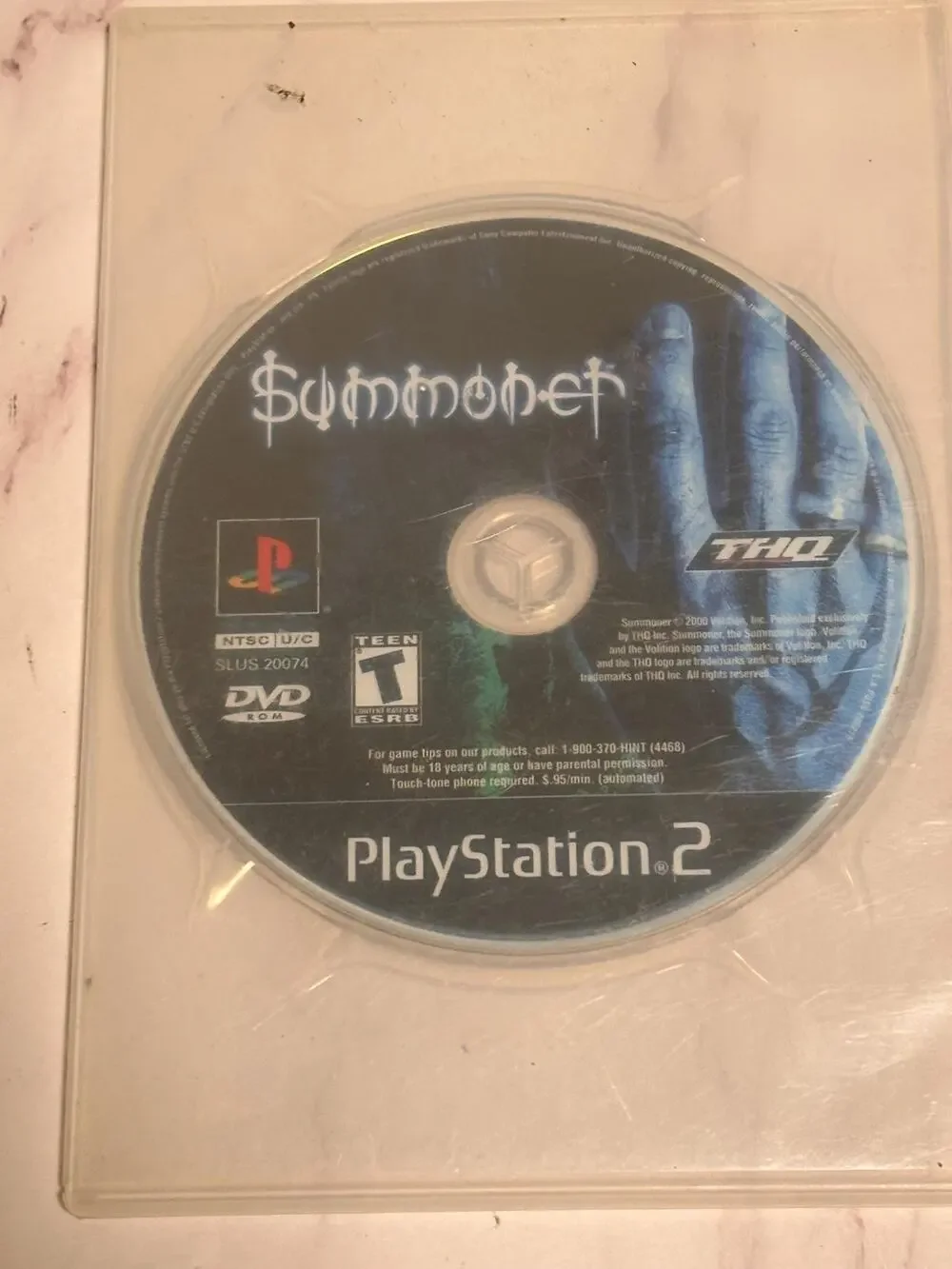 Summoner (Sony PlayStation 2, Ps2) Game Only Tested & Works